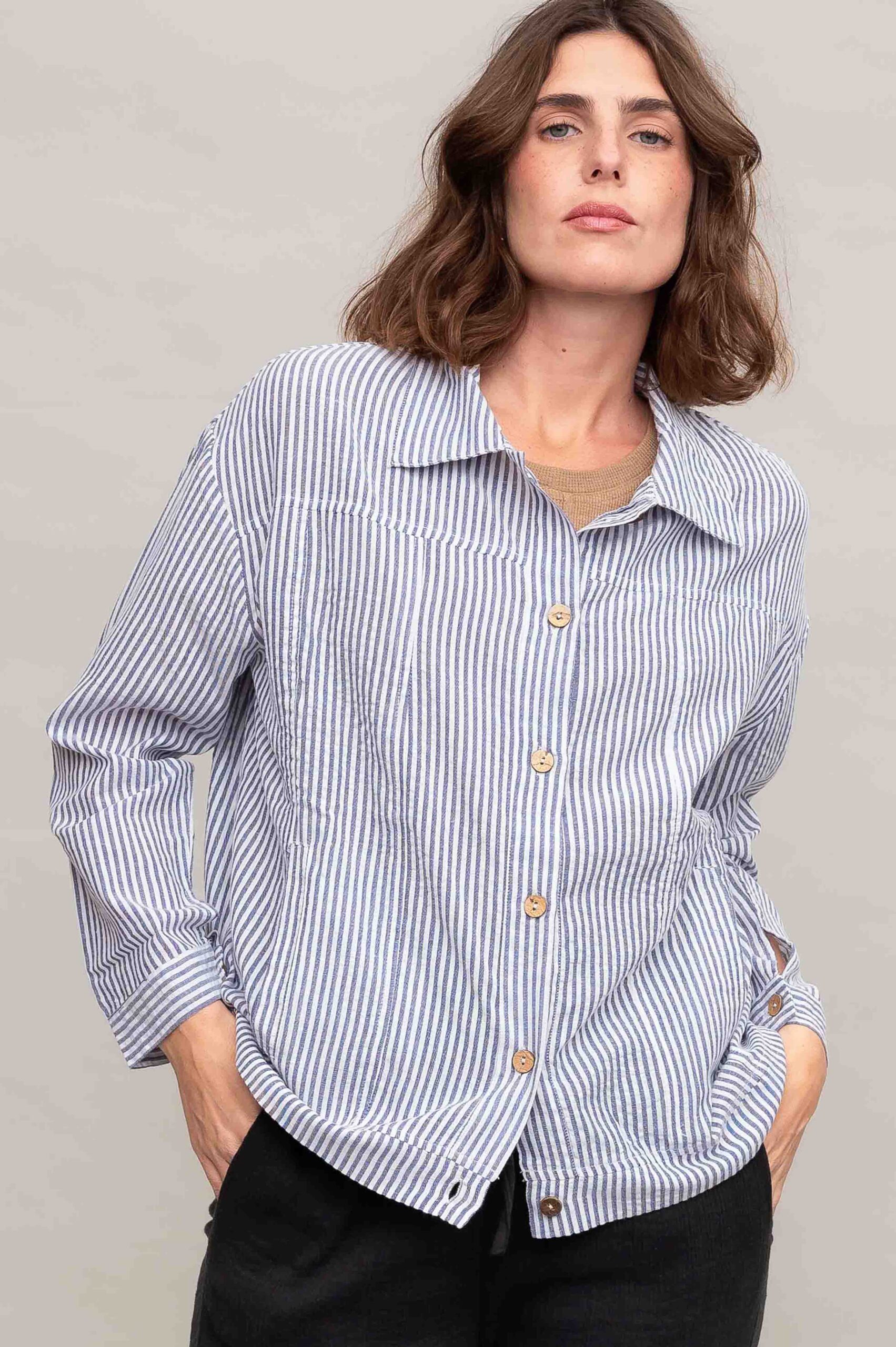 ז'קט Lucas - נייבי – תמונה 5