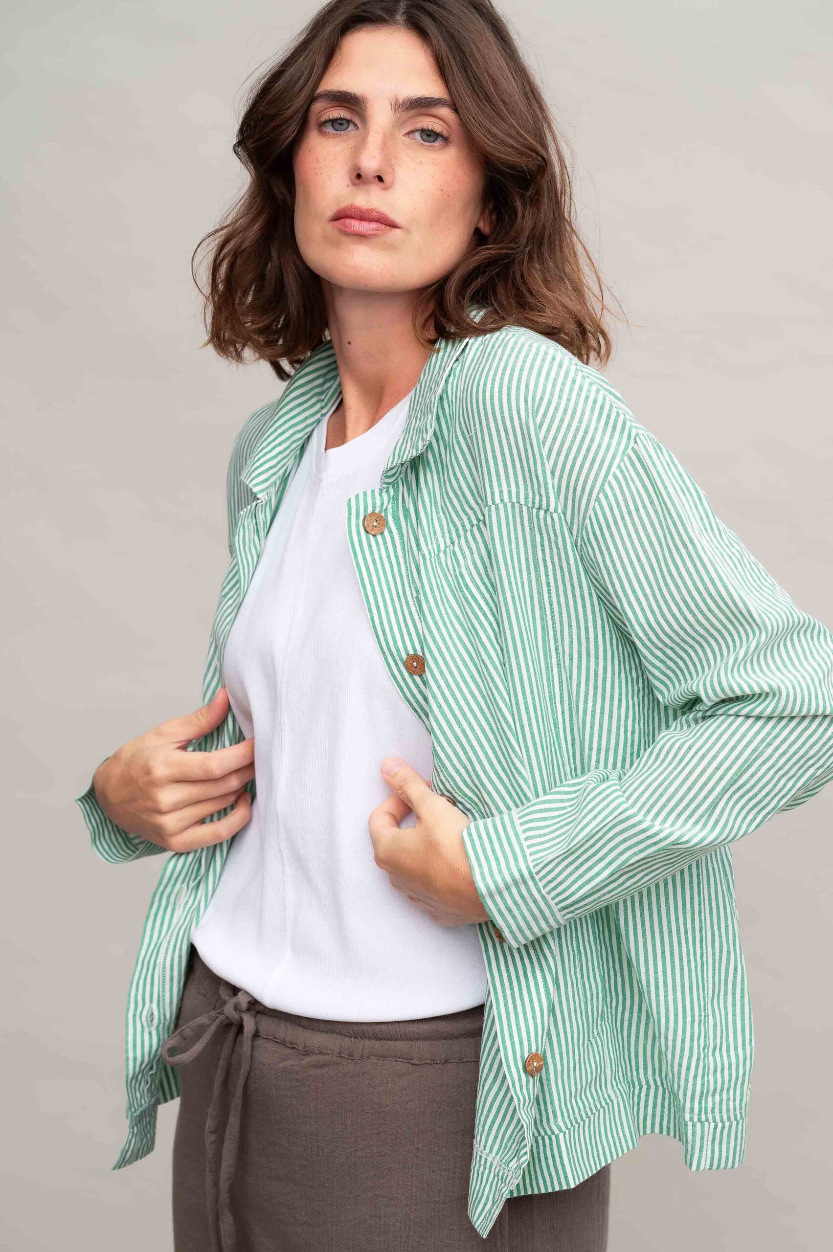 ז'קט Lucas - ירוק עד