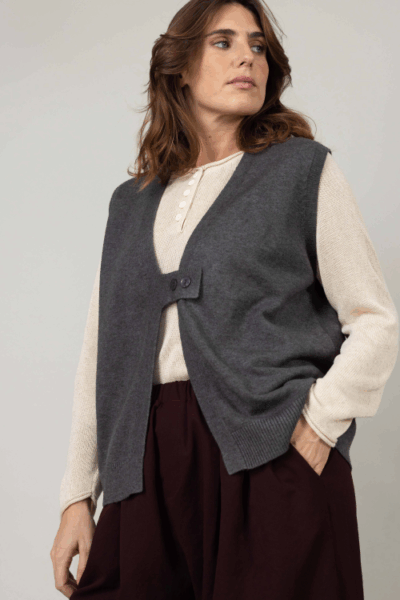 סריג Vestita  - אפור כהה